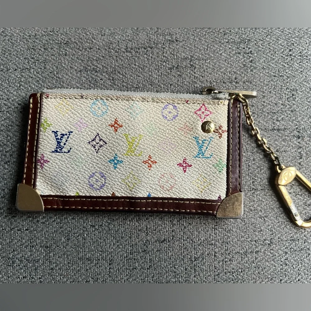 Louis Vuitton Multicolor Murakami Monogram Key Pouch Vintage